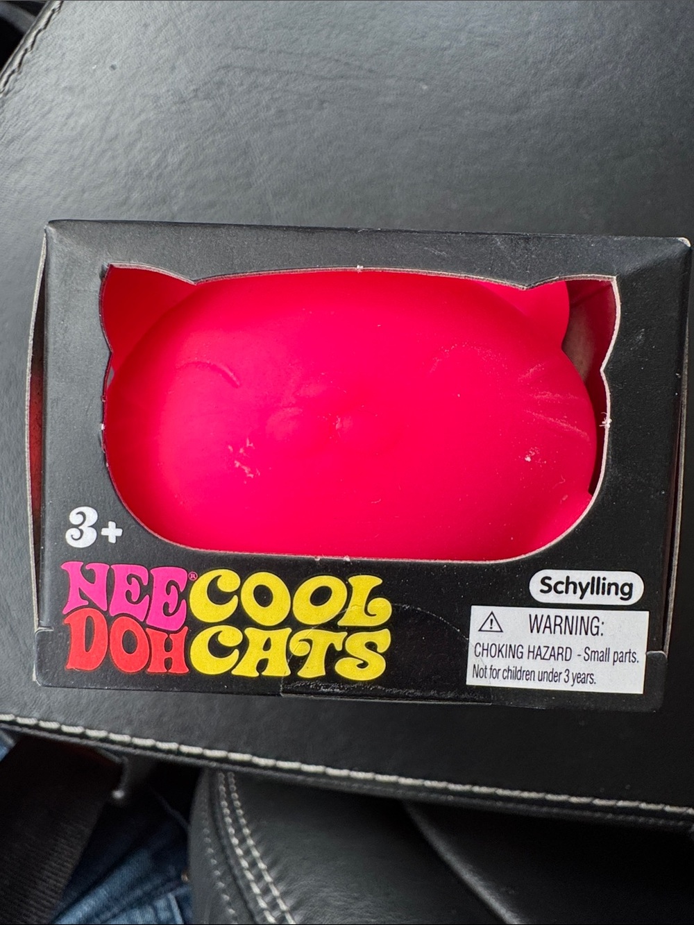 NeeDoh Cool Cats Pink Cat Squishy Stress Toy by